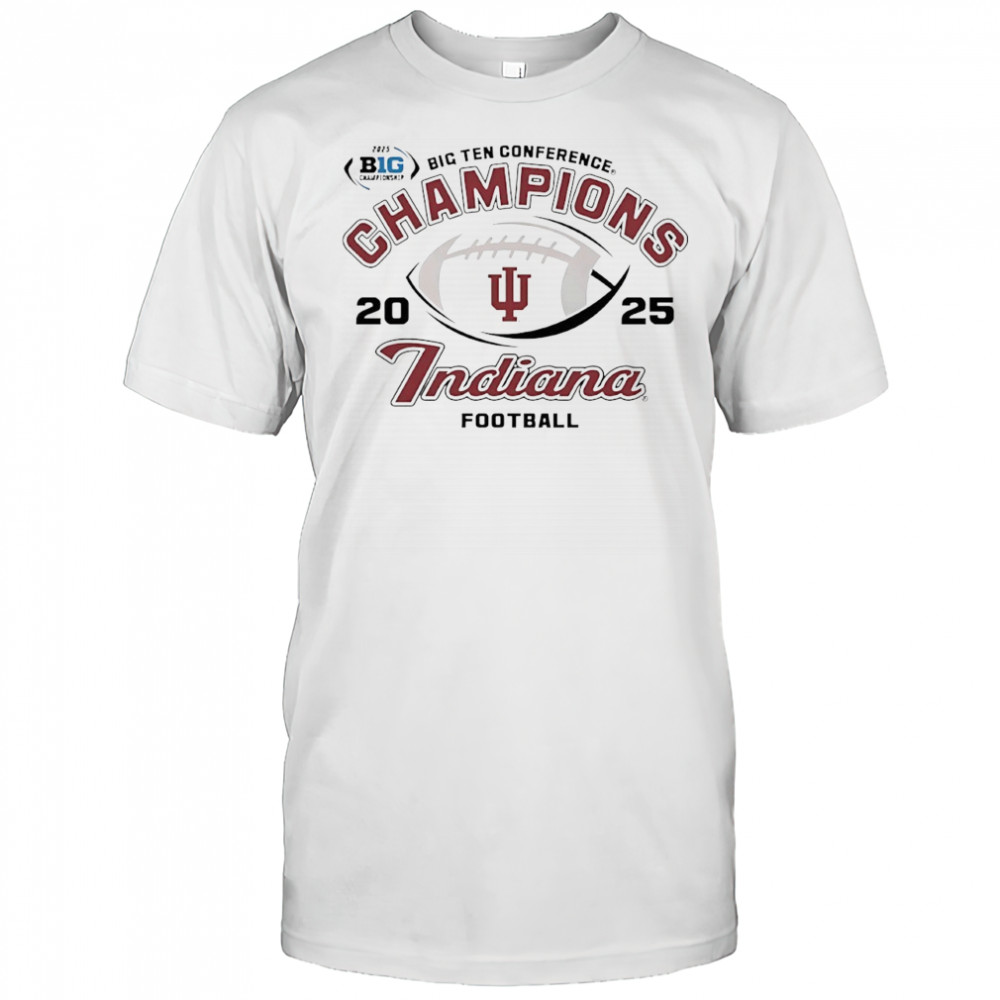 Indiana Hoosiers Big Ten Conference Champions 2025 football T-shirt