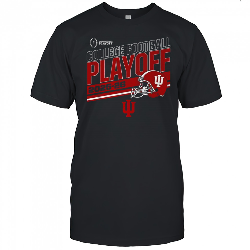 Indiana Hoosiers College Football Playoff 2025-2026 helmet shirt
