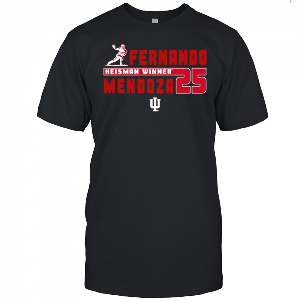 Indiana Hoosiers Fernando Mendoza Heisman Winner ’25 Shirt