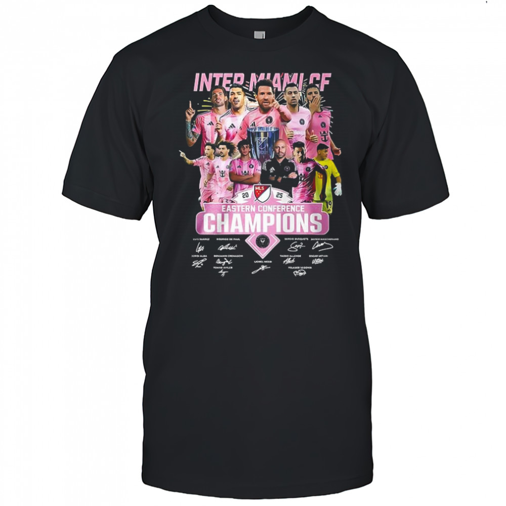 Inter Miami CF Eastern Conference Champions signature shirt