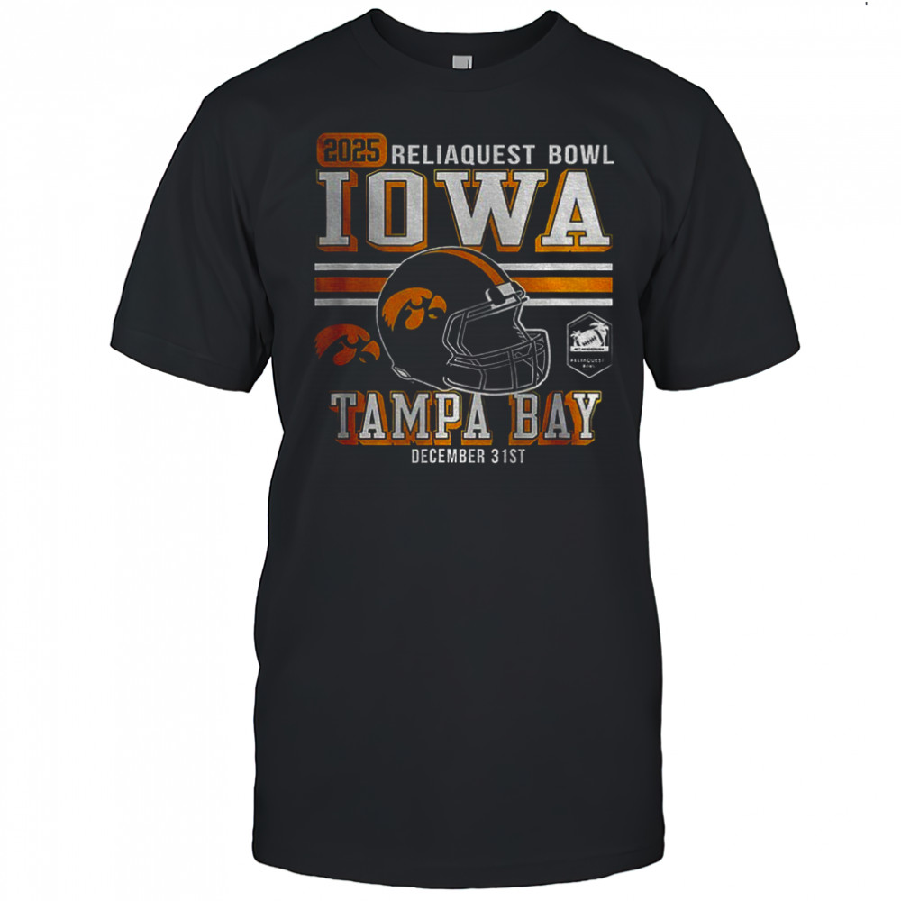 Iowa Hawkeyes Football ReliaQuest Bowl 2025 Tampa Bay December 31st shirt