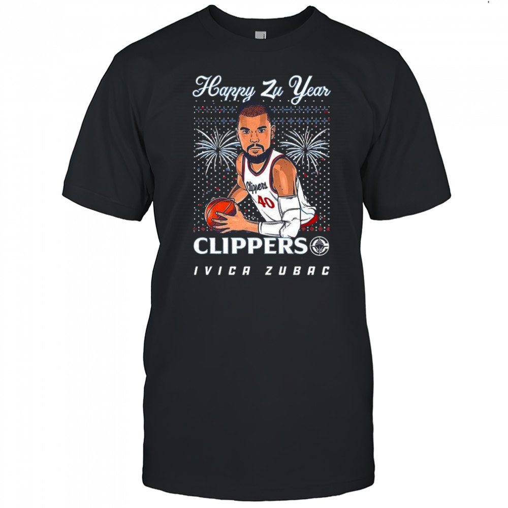 Ivica Zubac Happy Zu Year Clippers shirt