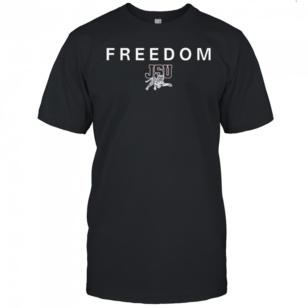 Jackson State Tigers x Jackson State University x Charlie Kirk Freedom logo shirt