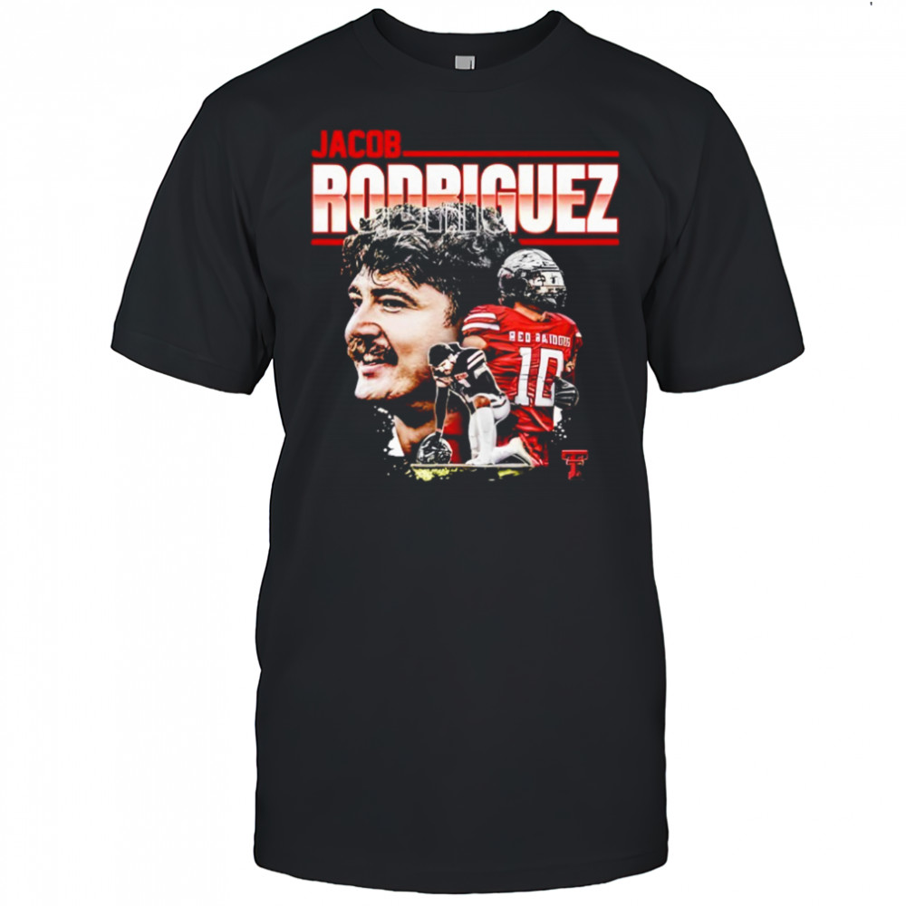 Jacob Rodriguez Texas Tech Red Raiders Football Player Shirt