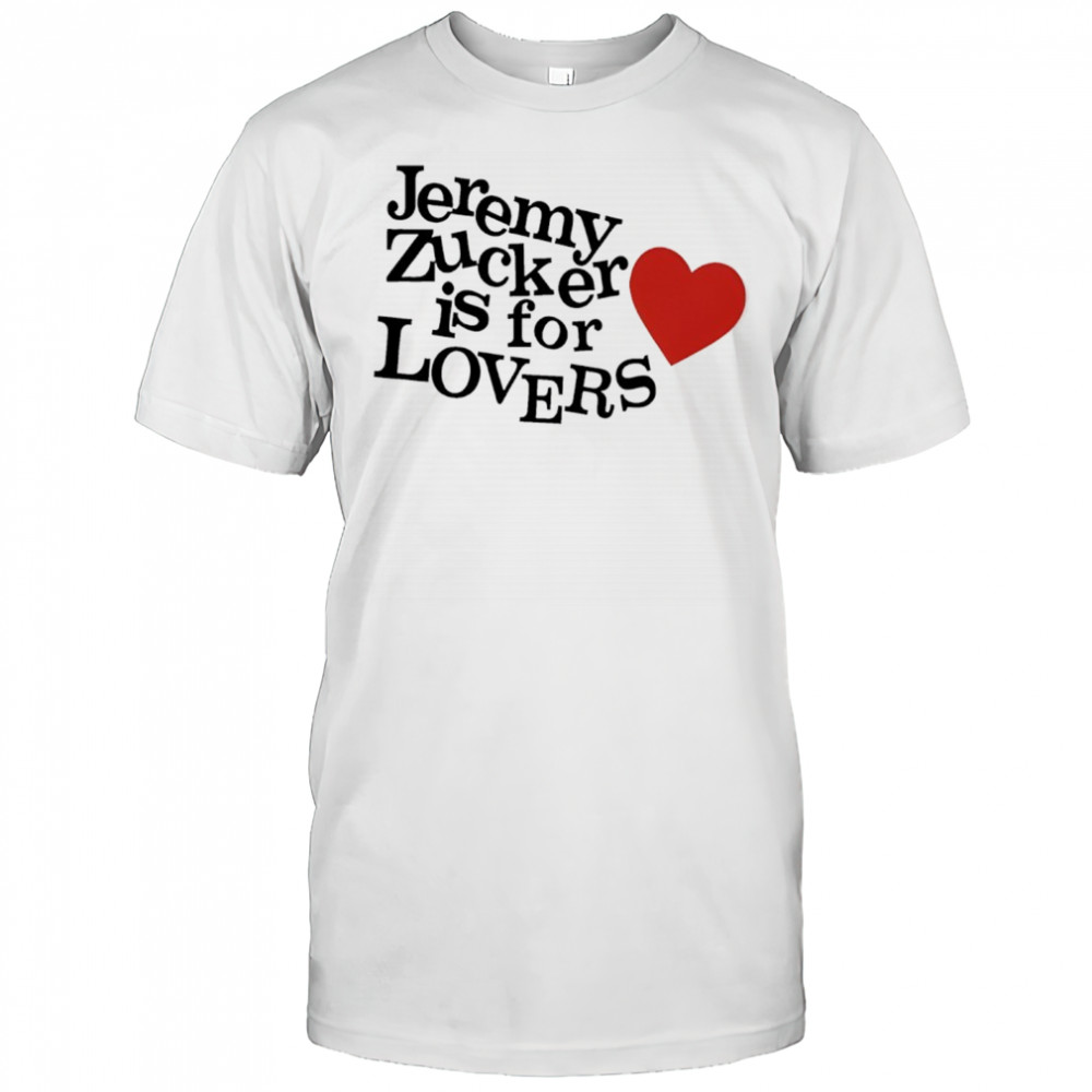 Jeremy Zucker Jersey Is For Lovers Shirt