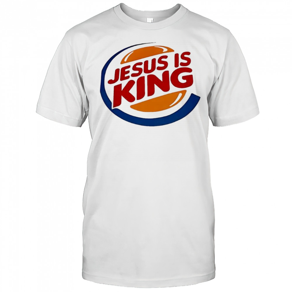 Jesus Is King x Burger King logo shirt