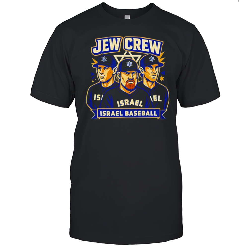 Jew Crew Israel Baseball Team graphic shirt