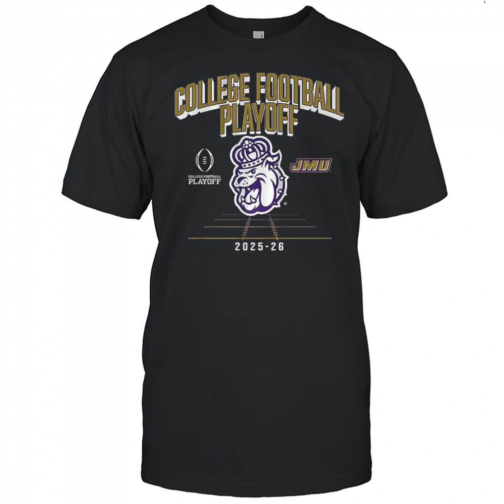 JMU Football 2025-2026 CFP mascot shirt