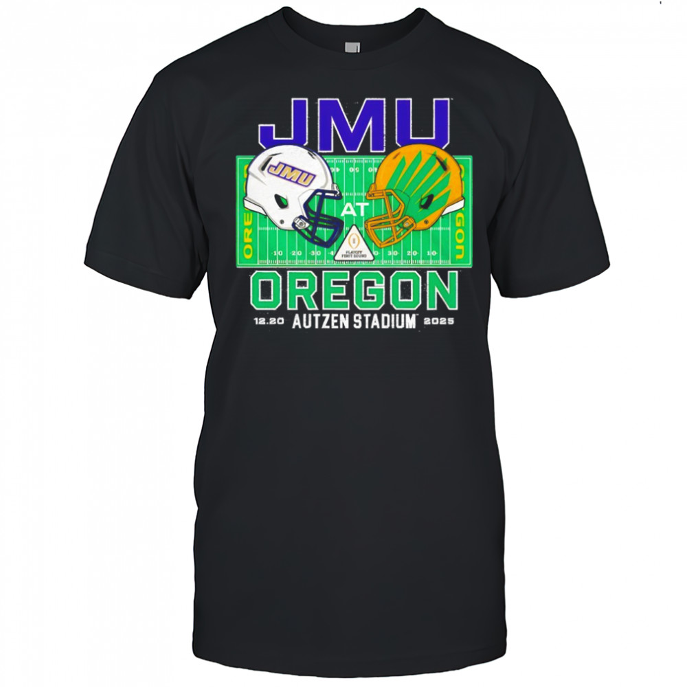 JMU vs. Oregon 2025 College Football Playoff shirt
