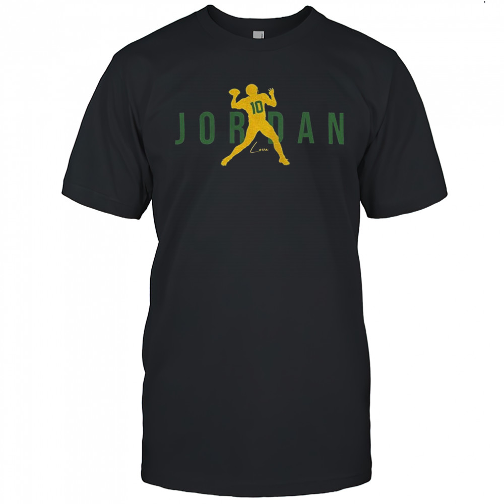 Jordan Love Air Quarterback 10 Green Bay Packers NFL Football 2025 signature shirt