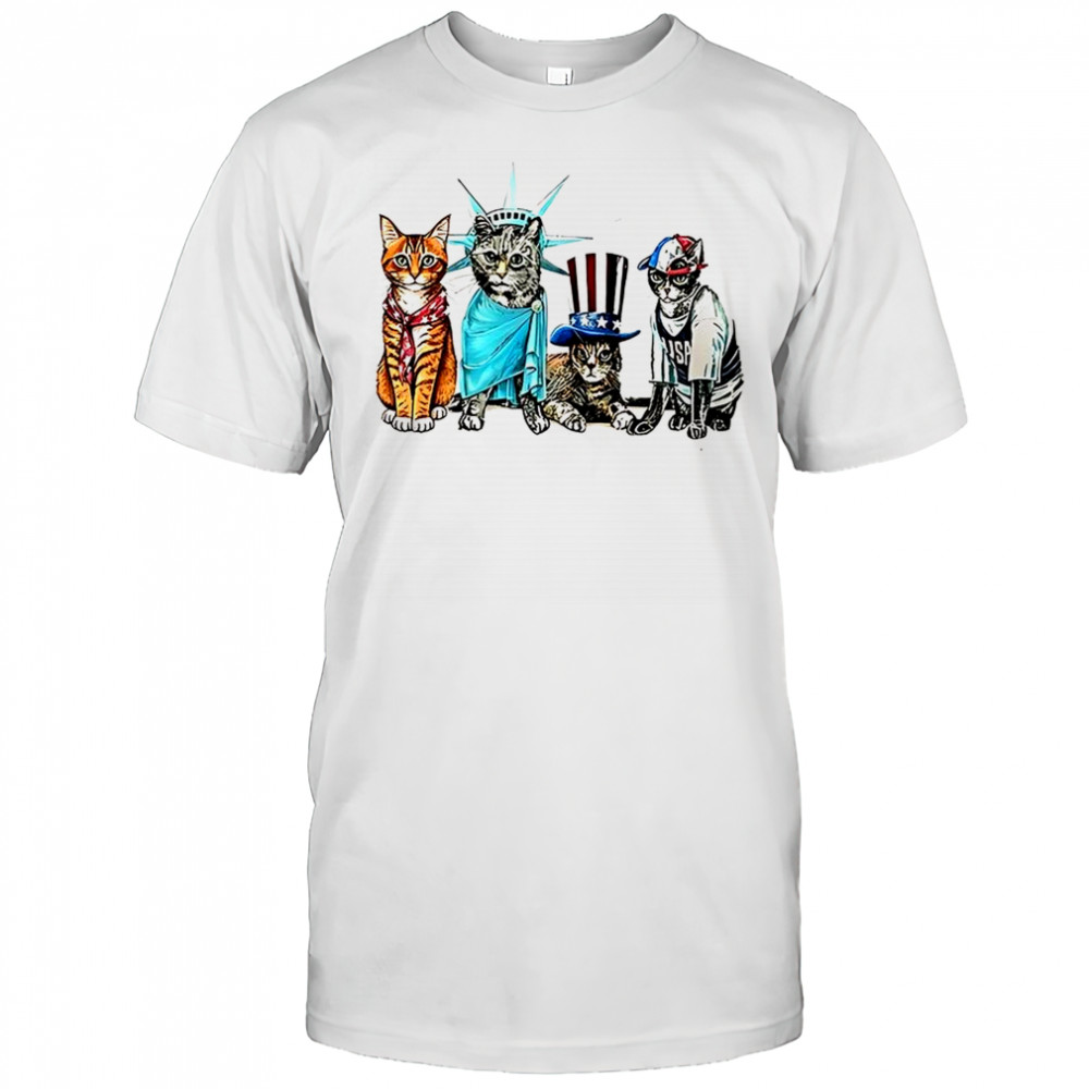 Josh O’connor Patriotic USA Cats shirt