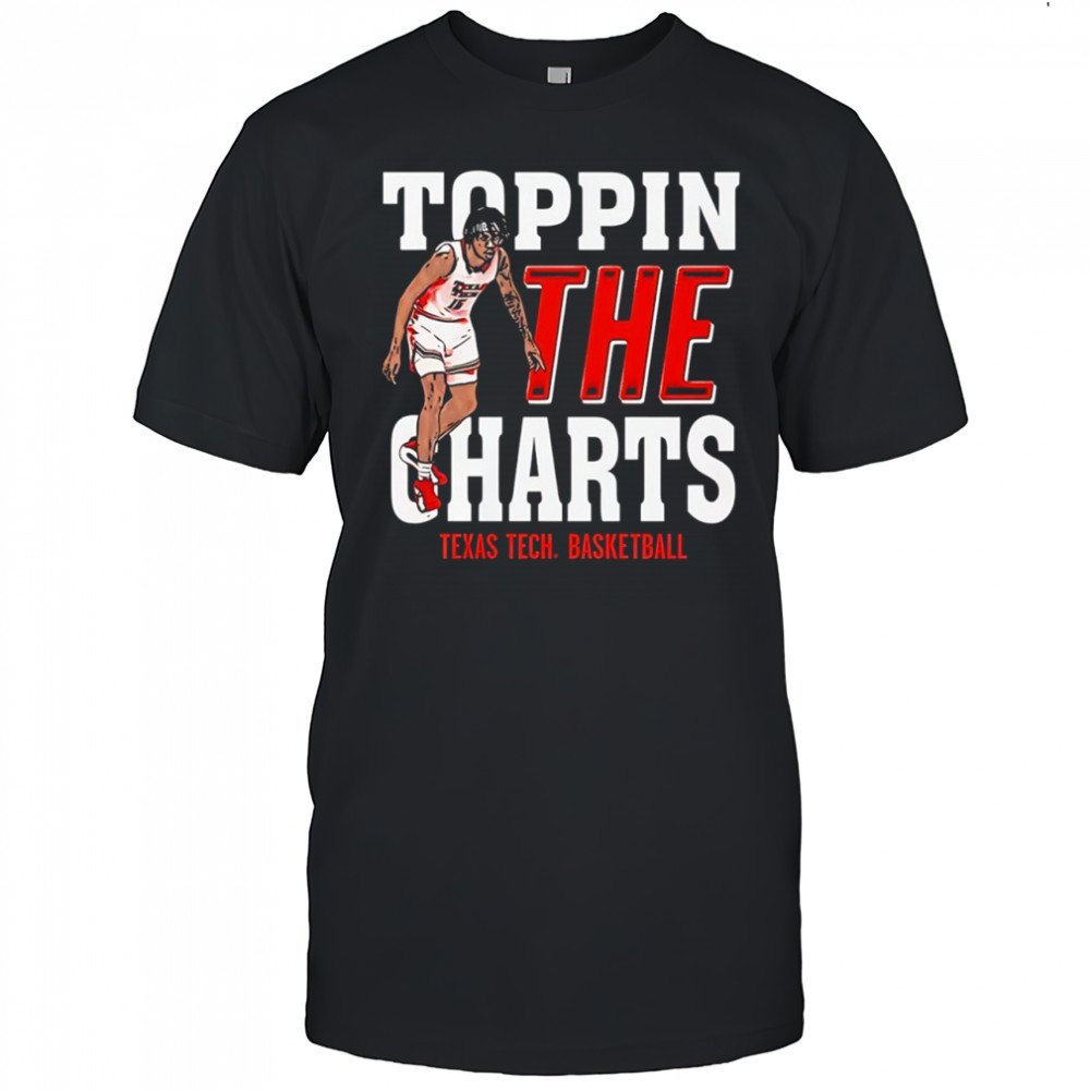 JT Toppin the charts Texas Tech Red Raiders basketball shirt