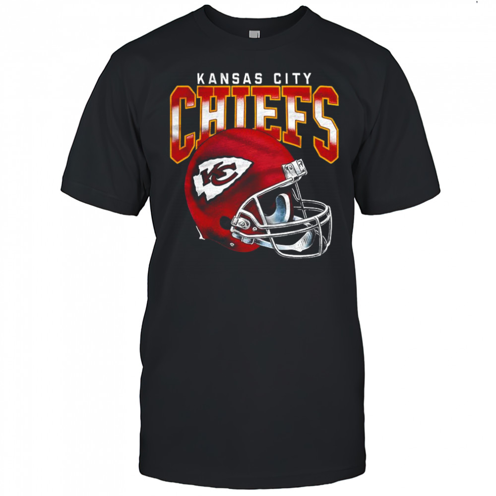Kansas City Chiefs NFL logo Gradient helmet football lover shirt