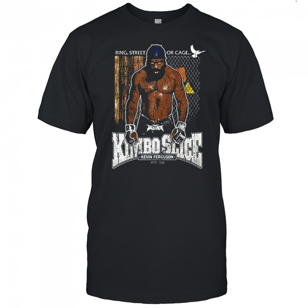 Kimbo Slice Kevin Ferguson ring street or cage rest in peace graphic shirt