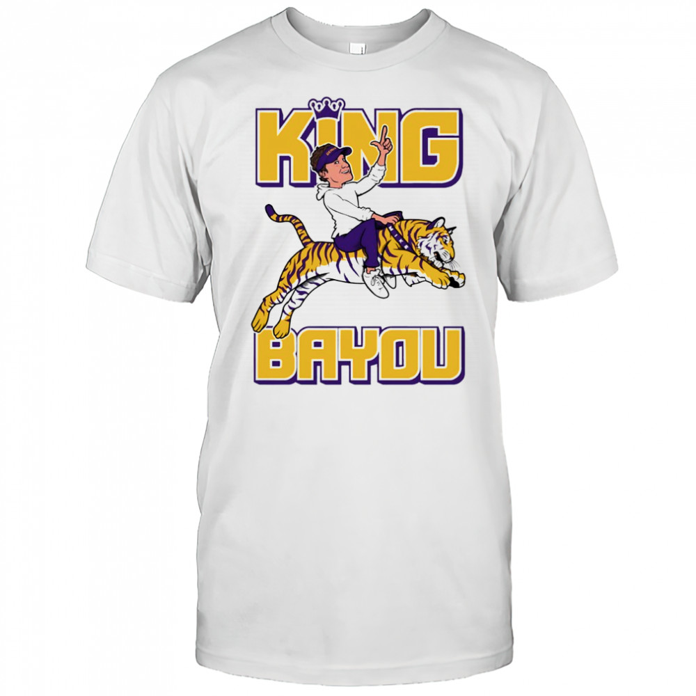 King Of The Bayou tiger mascot player shirt