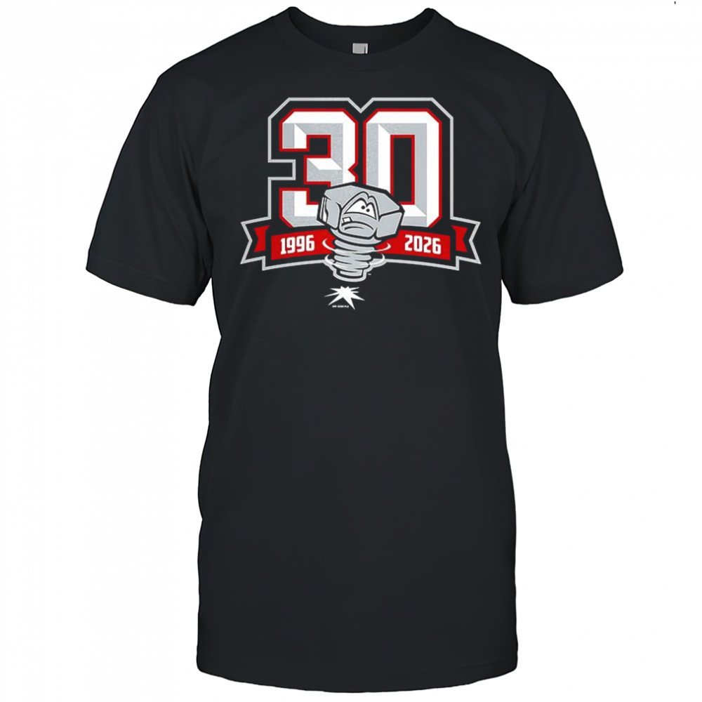 Lansing Lugnuts 30th Anniversary logo shirt
