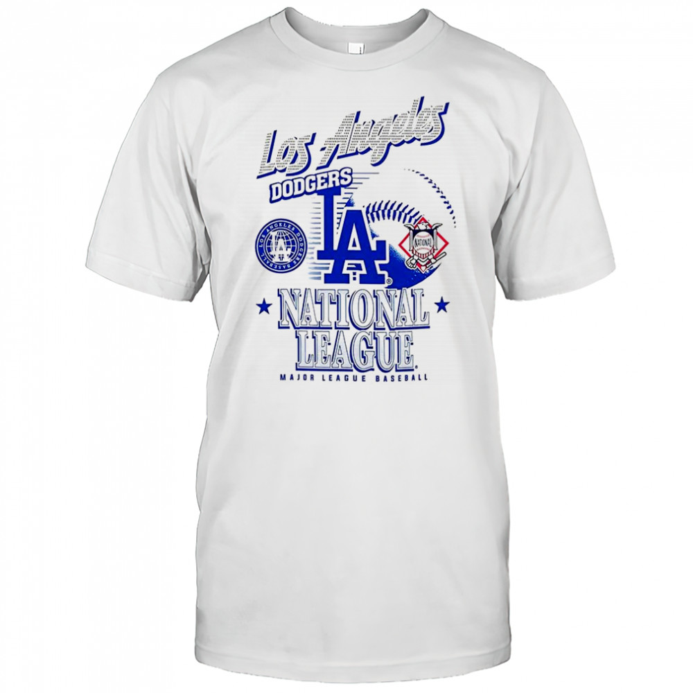Los Angeles Dodgers MLB American national league logo ball retro shirt