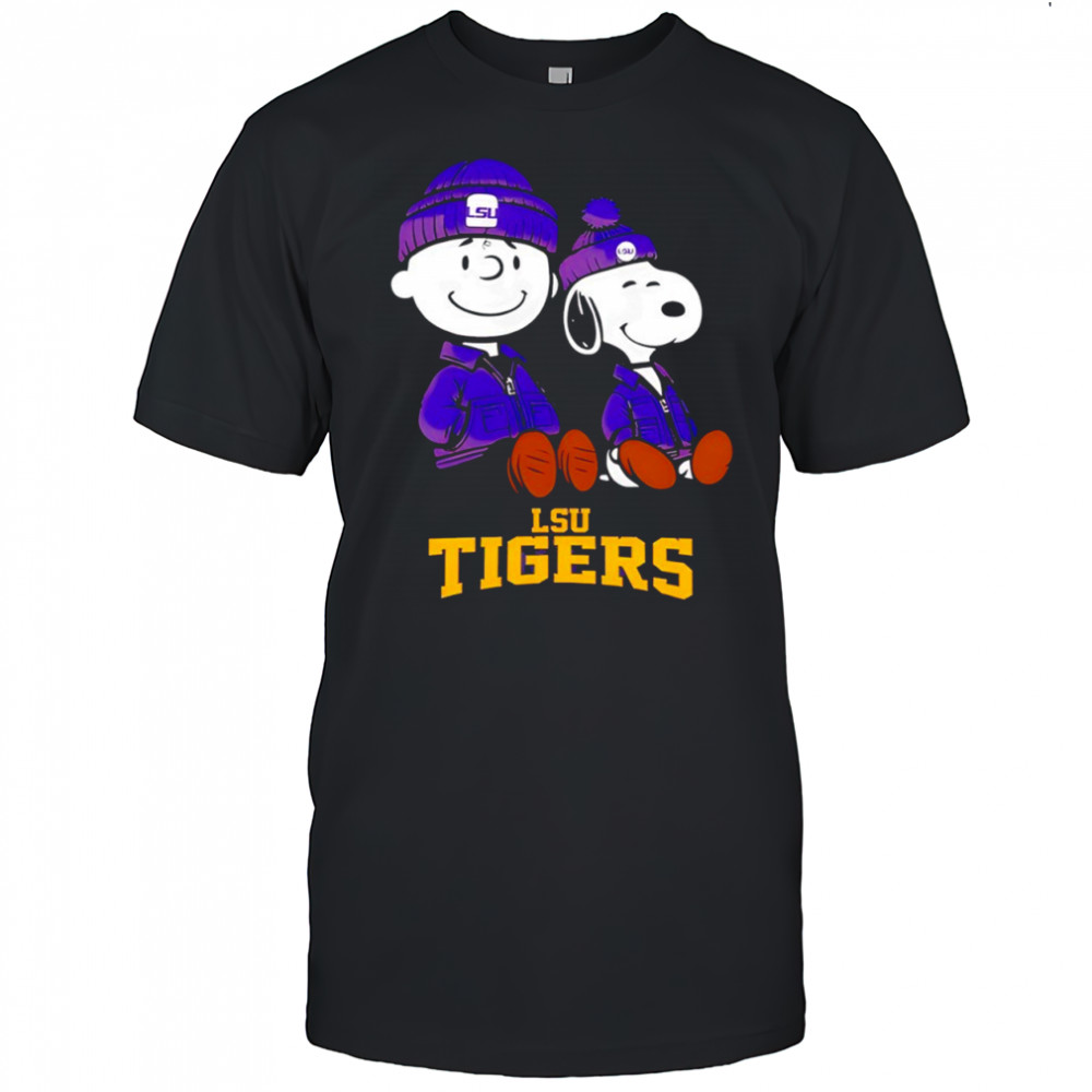 LSU Tigers x Snoopy and Charlie Brown shirt