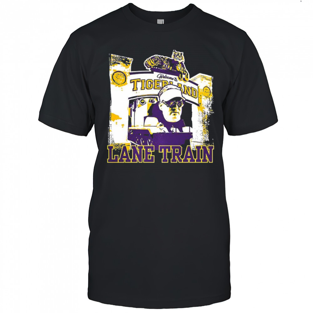 LSU vs Ole Miss Welcome to Tigerland lane train shirt