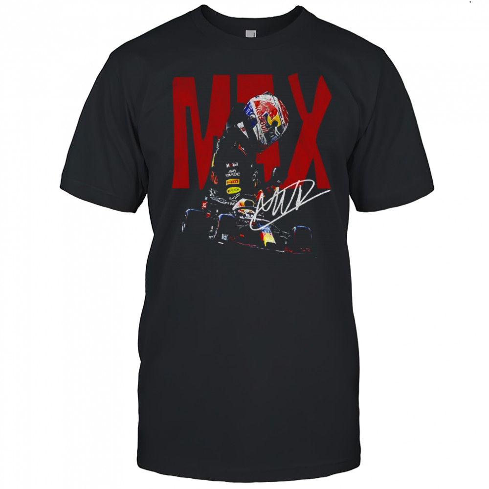 Max Verstappen RedBull Formula Racing Wash signature shirt