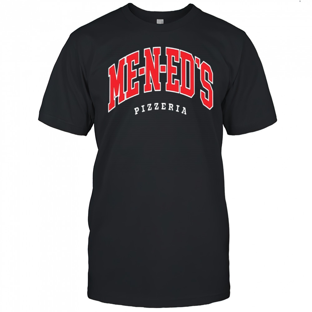 Mened’s Pizzeria Collegiate shirt
