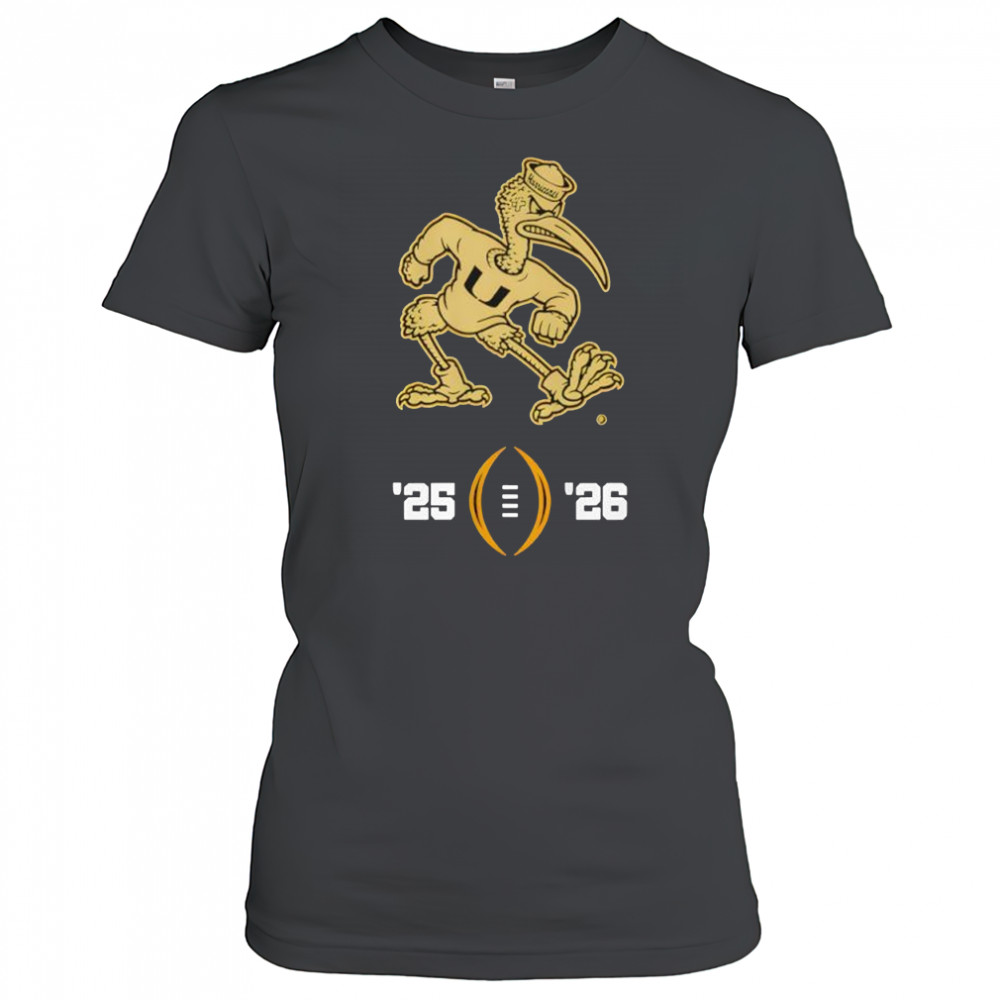 Miami Football 2025-26 College Football Playoff shirt