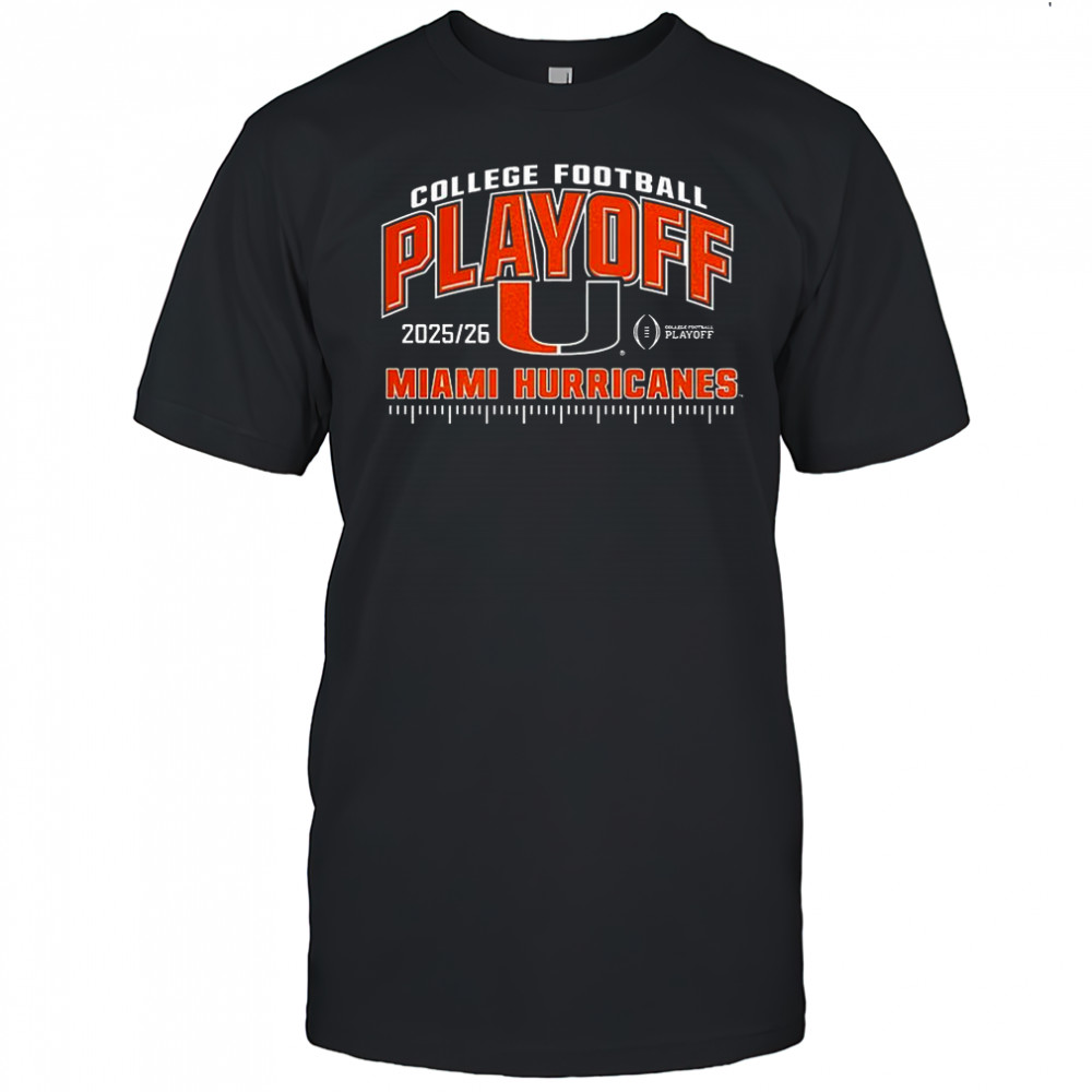 Miami Hurricanes college football playoff 2025-2026 shirt