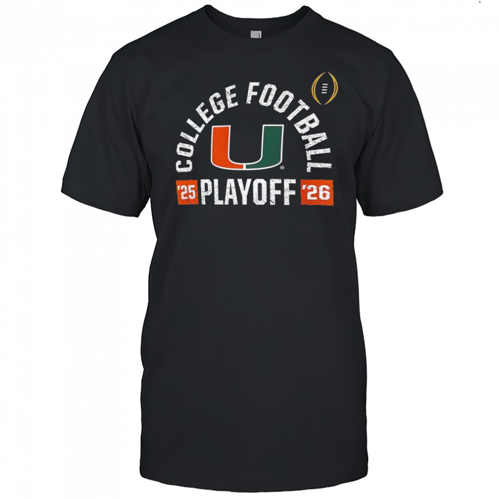 Miami Hurricanes Football Playoff Touchdown 2025-2026 shirt