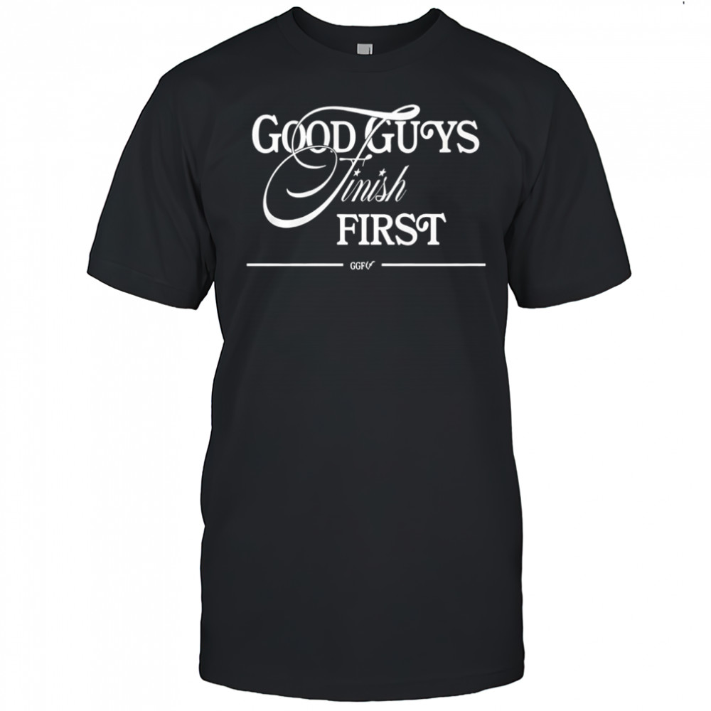 Mike Conley wearing good guys finish first GGF shirt