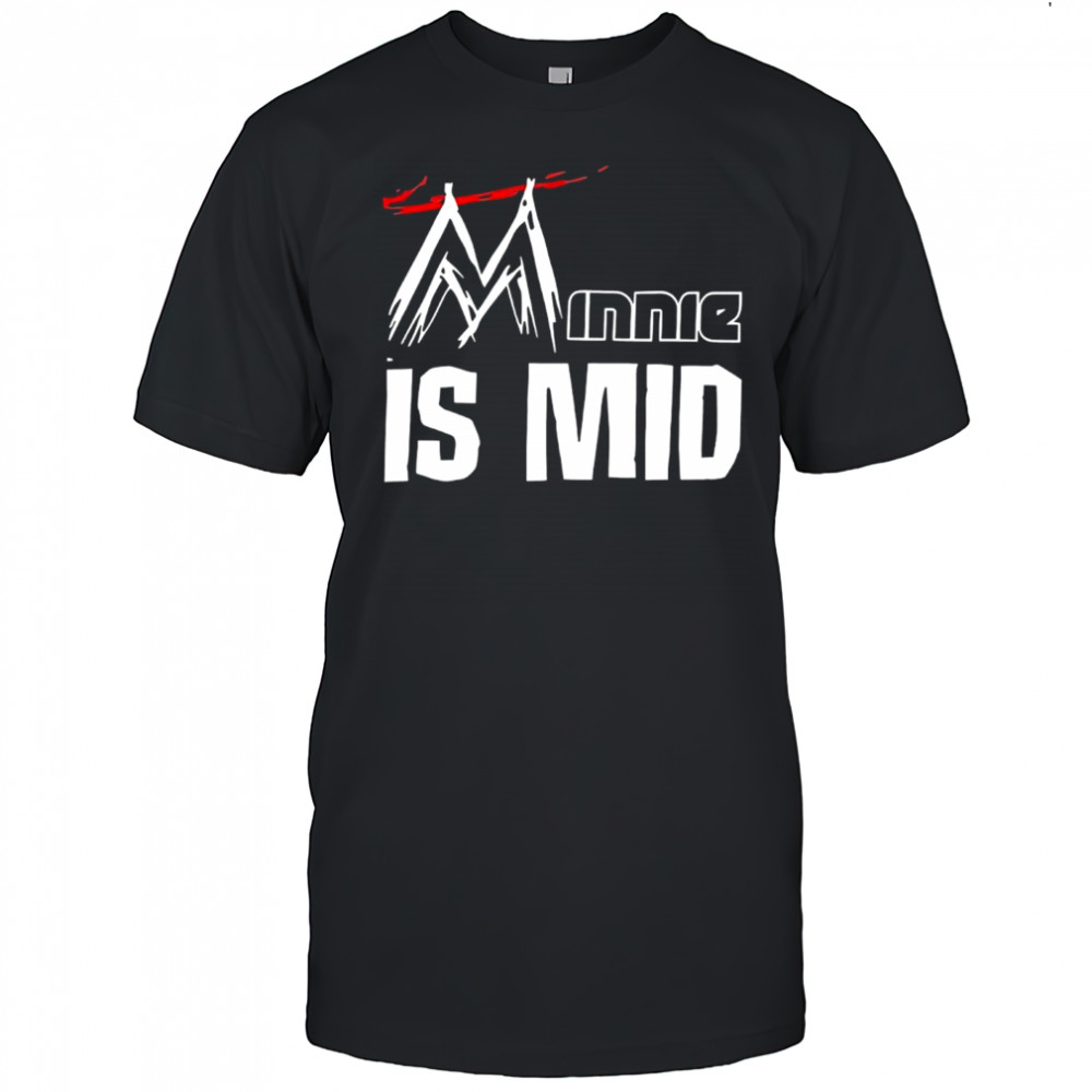 Minne Is Mid logo shirt