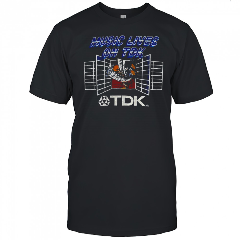 Music lives on TDK vintage shirt