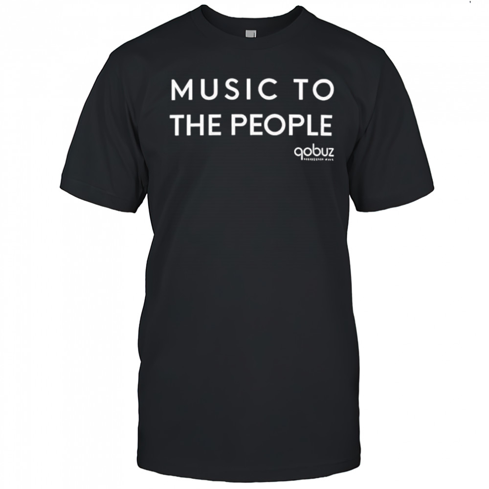 Music to the People logo shirt