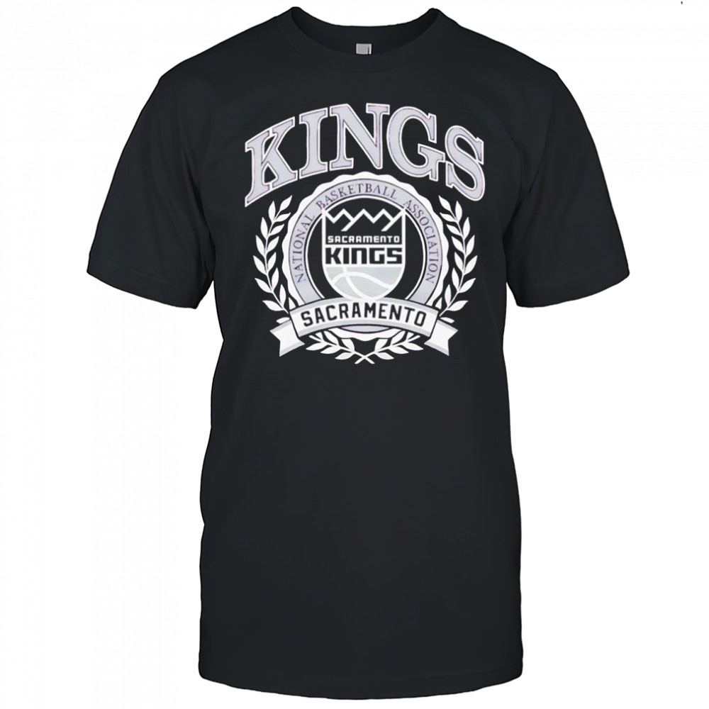 Naional basketball association Sacramento Kings Crest logo shirt