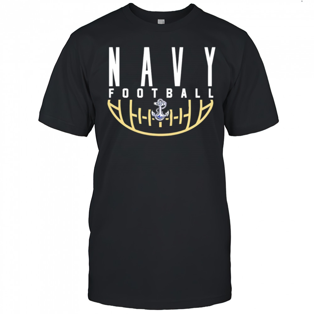 Navy Midshipmen football US Naval Academy logo T-shirt