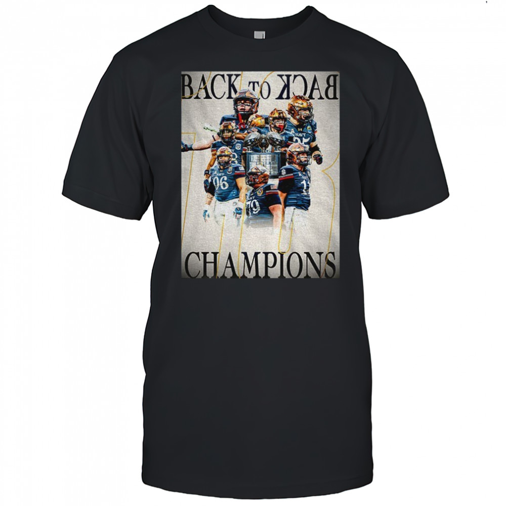 Navy Midshipmen Go Navy Back to Back champions shirt