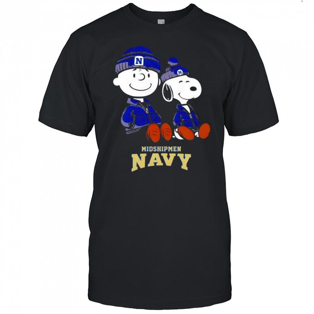Navy Midshipmen x Snoopy and Charlie Brown shirt
