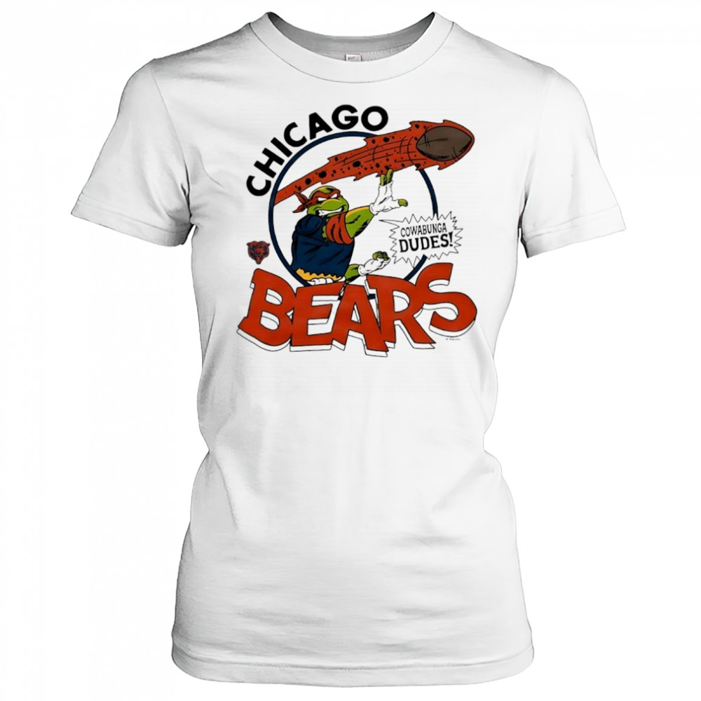 Ninja Turtles Chicago Bears Cowabunga Dudes Beats Shirt