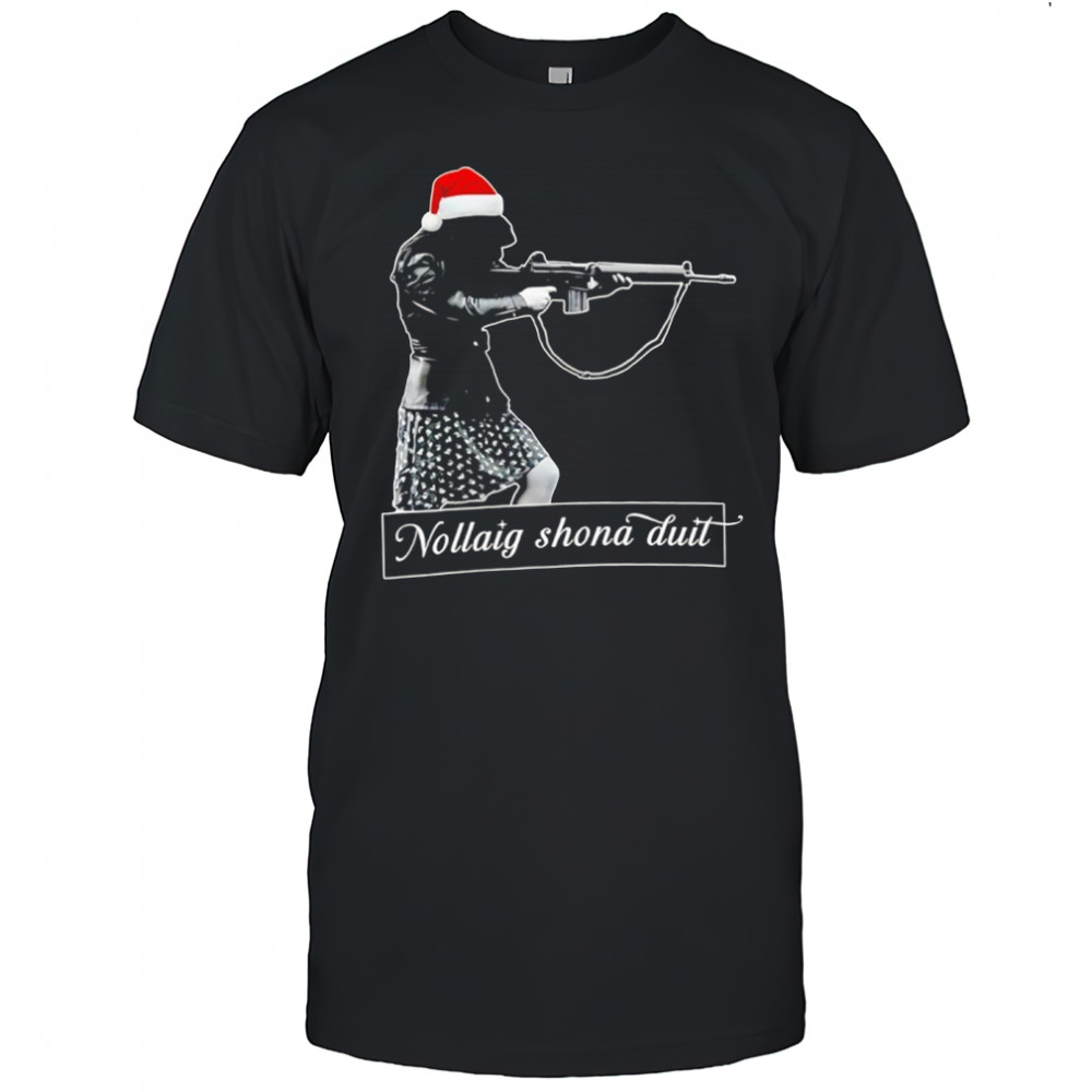 Nollaig shona duit Santa Christmas shirt