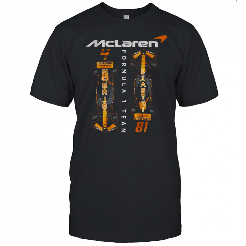 Norris and Oscar Piastri Formula One McLaren shirt