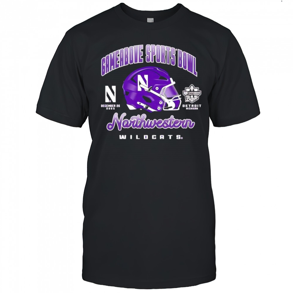 Northwestern Football 2025 Gameabove Sports Bowl Wildcats shirt