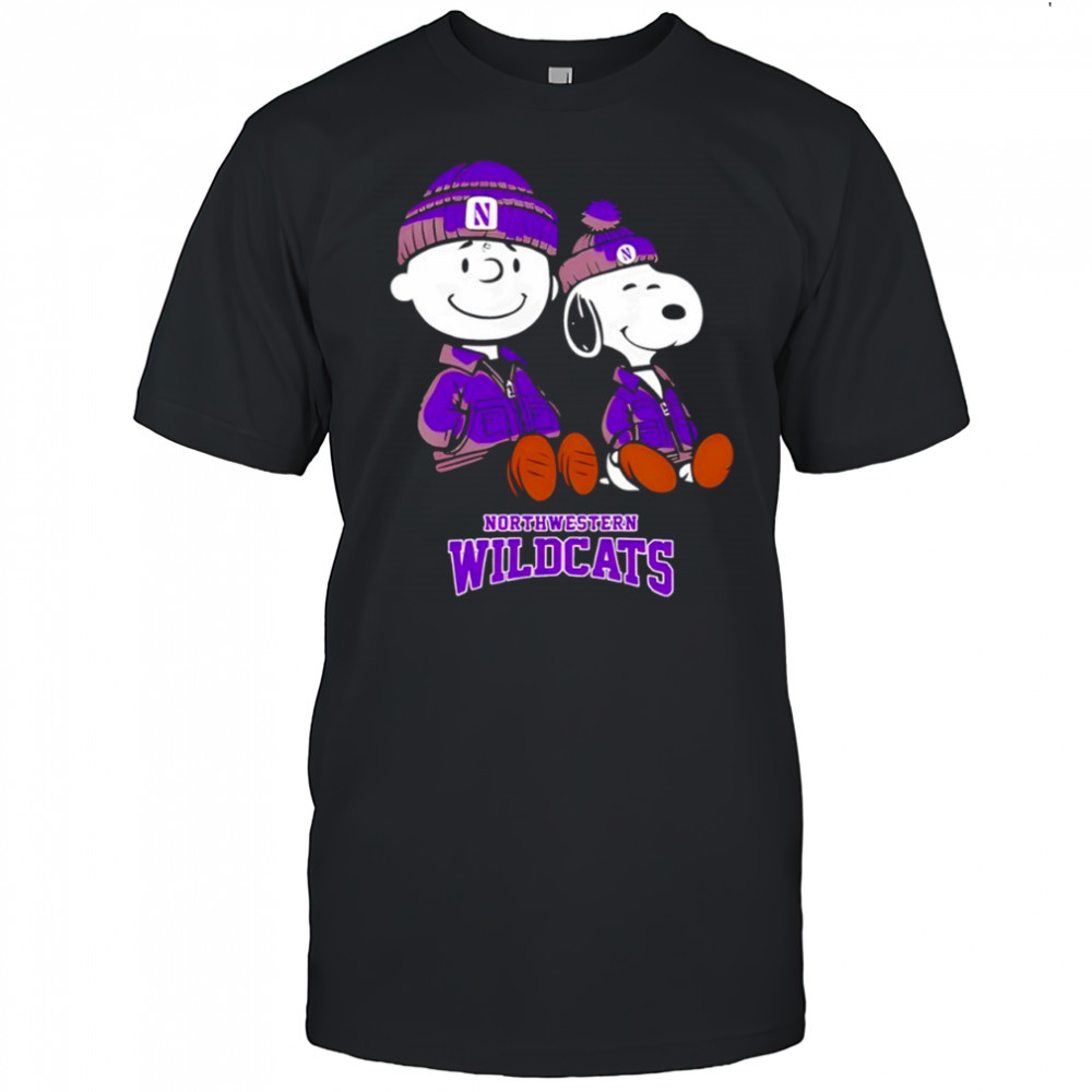 Northwestern Wildcats x Snoopy and Charlie Brown shirt