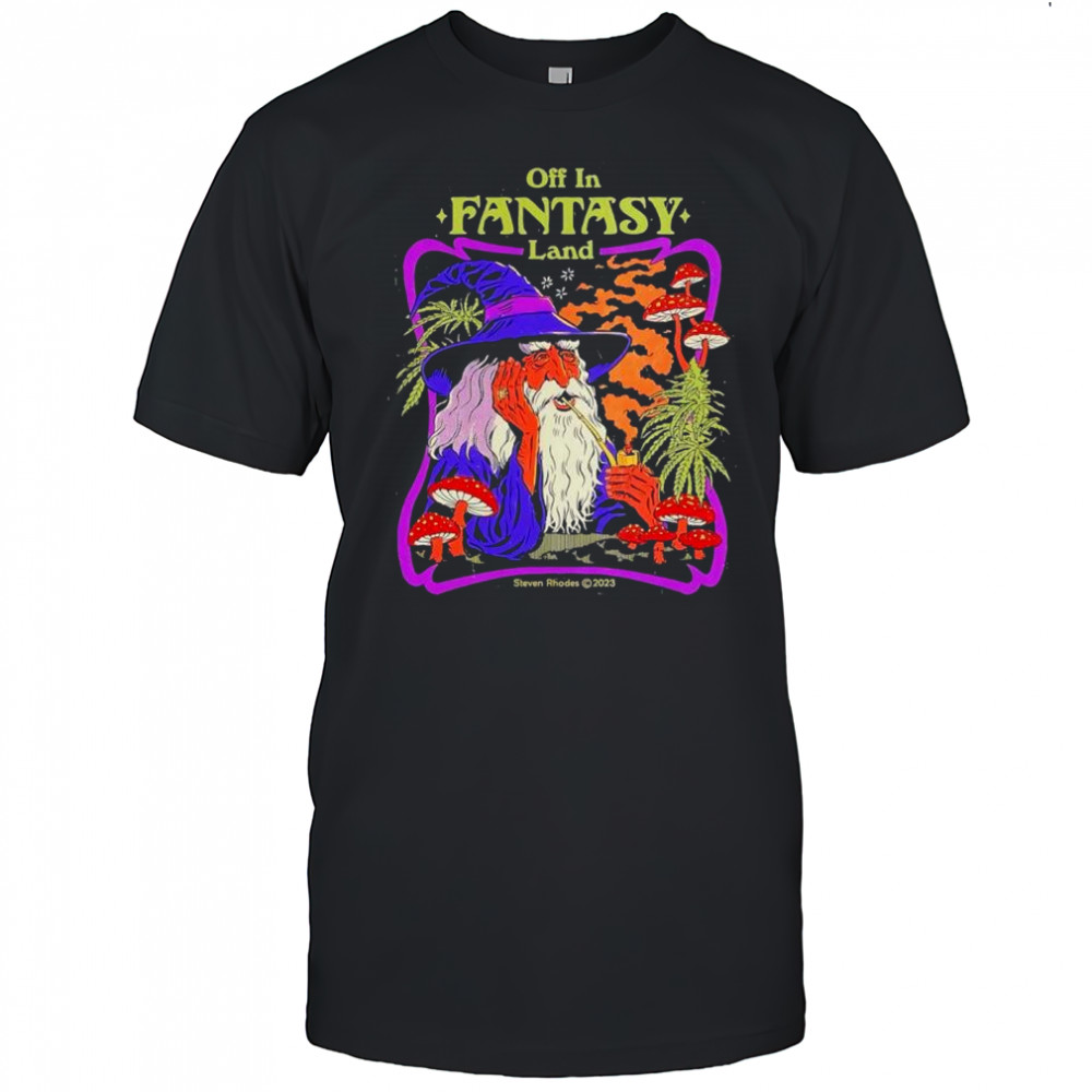Off In Fantasy Land wizard shirt