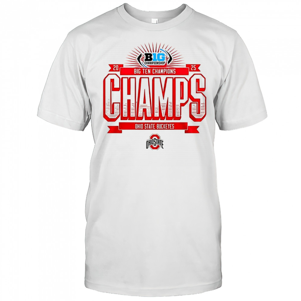Ohio State Buckeyes football Big Ten Championship 2025 shirt