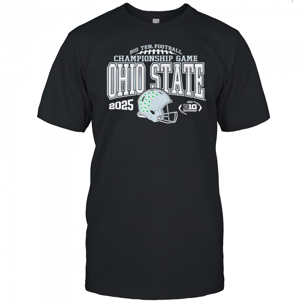 Ohio State Buckeyes helmet Big Ten Football Championship Game 2025 shirt