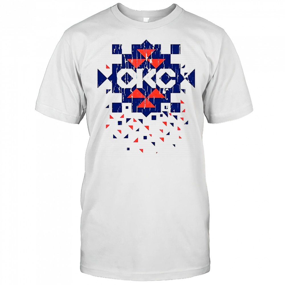 OKC Thunder Diamond Pattern Native shirt