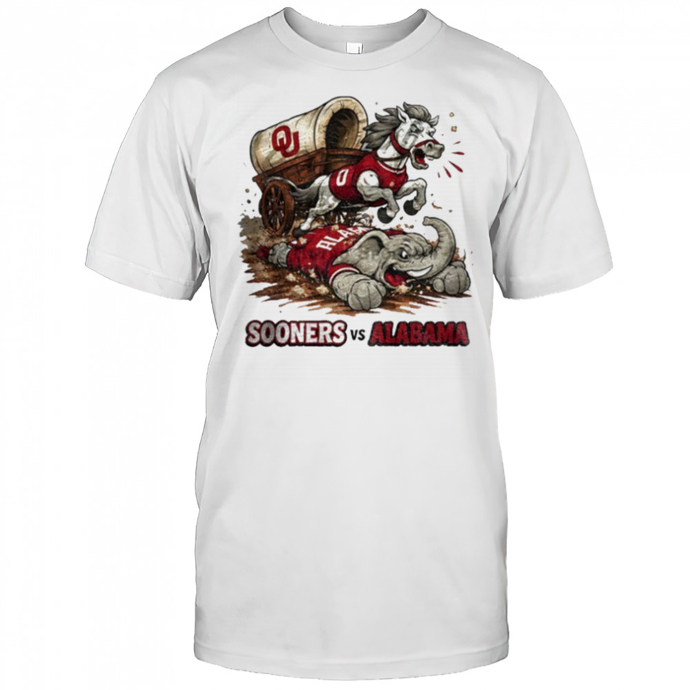 Oklahoma Sooners Beat Alabama Crimson Tide Football Artwork CFP Game Day shirt