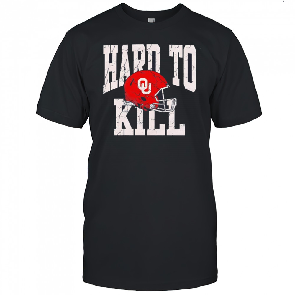 Oklahoma Sooners football team Hard To Kill helmet shirt