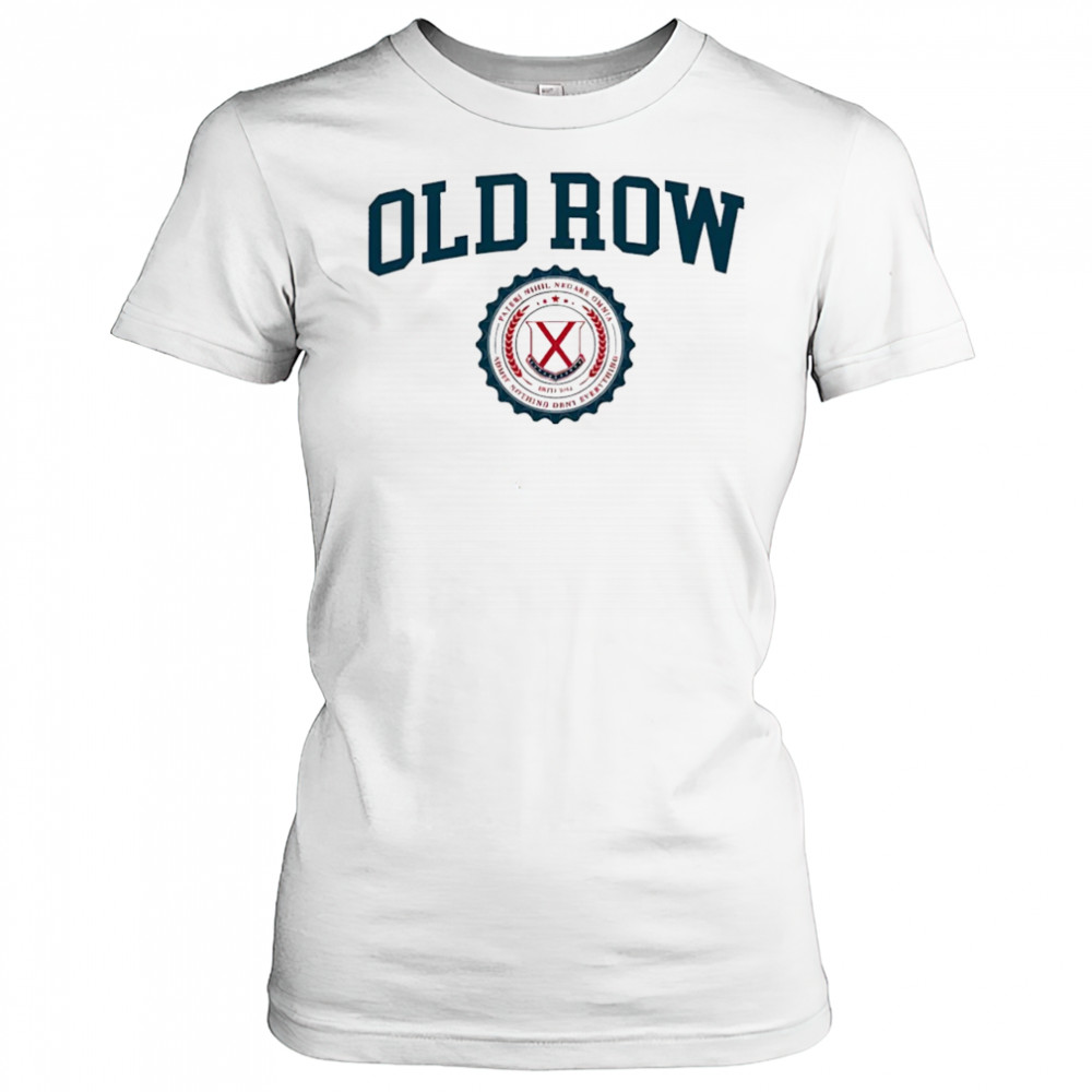 Old Row Collegiate Crest 2.0 logo shirt