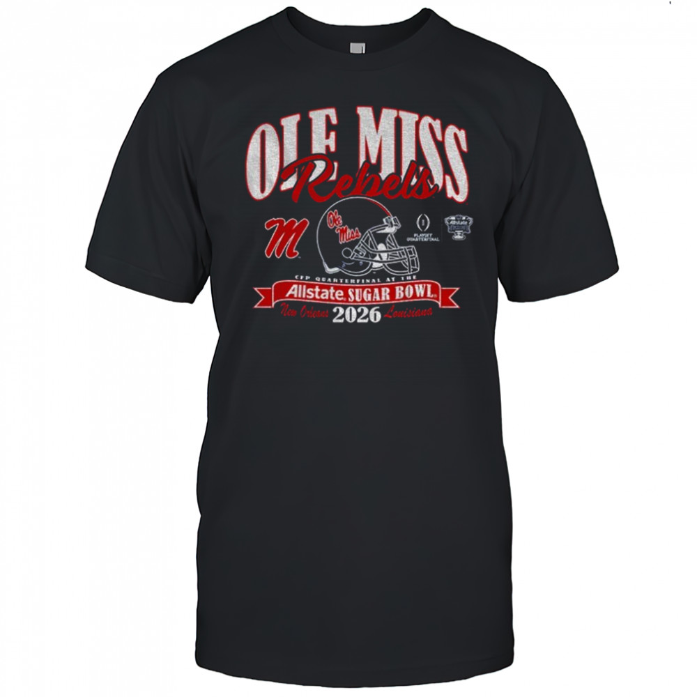 Ole Miss Rebels College Football Playoff 2026 Allstate Sugar Bowl shirt