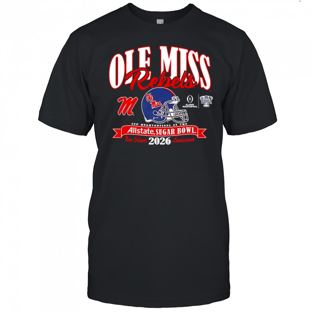 Ole Miss Rebels College Football Playoff 2026 Allstate Sugar Bowl shirt